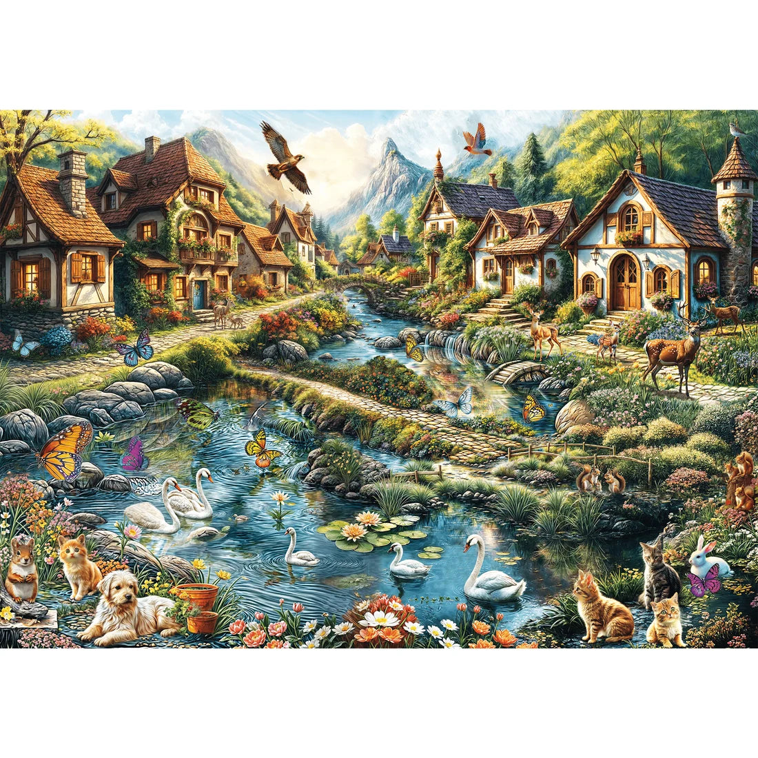 SCHMIDT VILLAGE ON THE EDGE OF THE FOREST 1000pcs