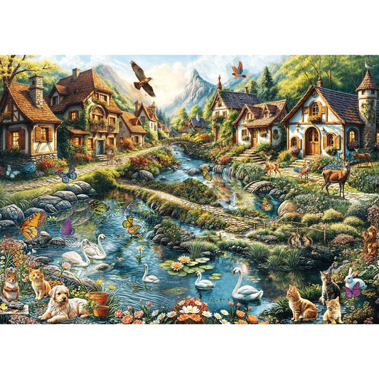 SCHMIDT VILLAGE ON THE EDGE OF THE FOREST 1000pcs