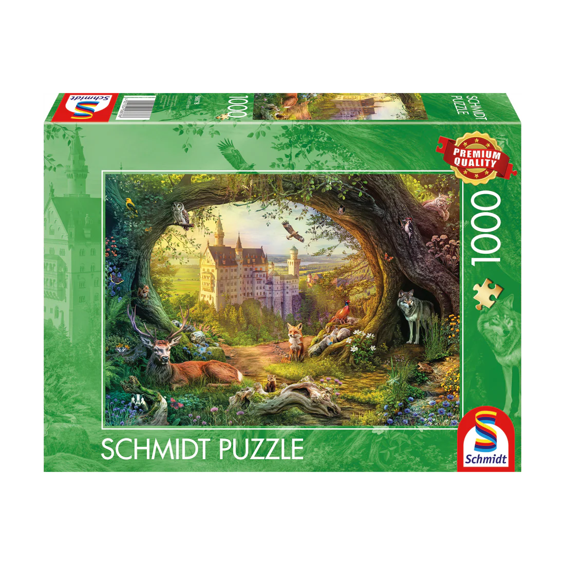 SCHMIDT FAIRYTALE CASTLE IN THE MAGICAL FOREST 1000pcs