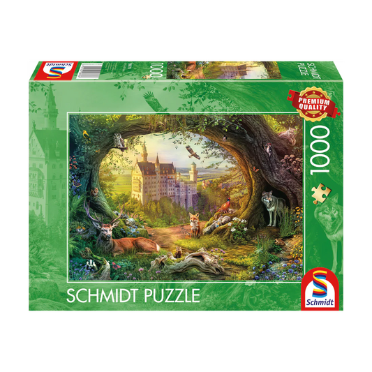 SCHMIDT FAIRYTALE CASTLE IN THE MAGICAL FOREST 1000pcs