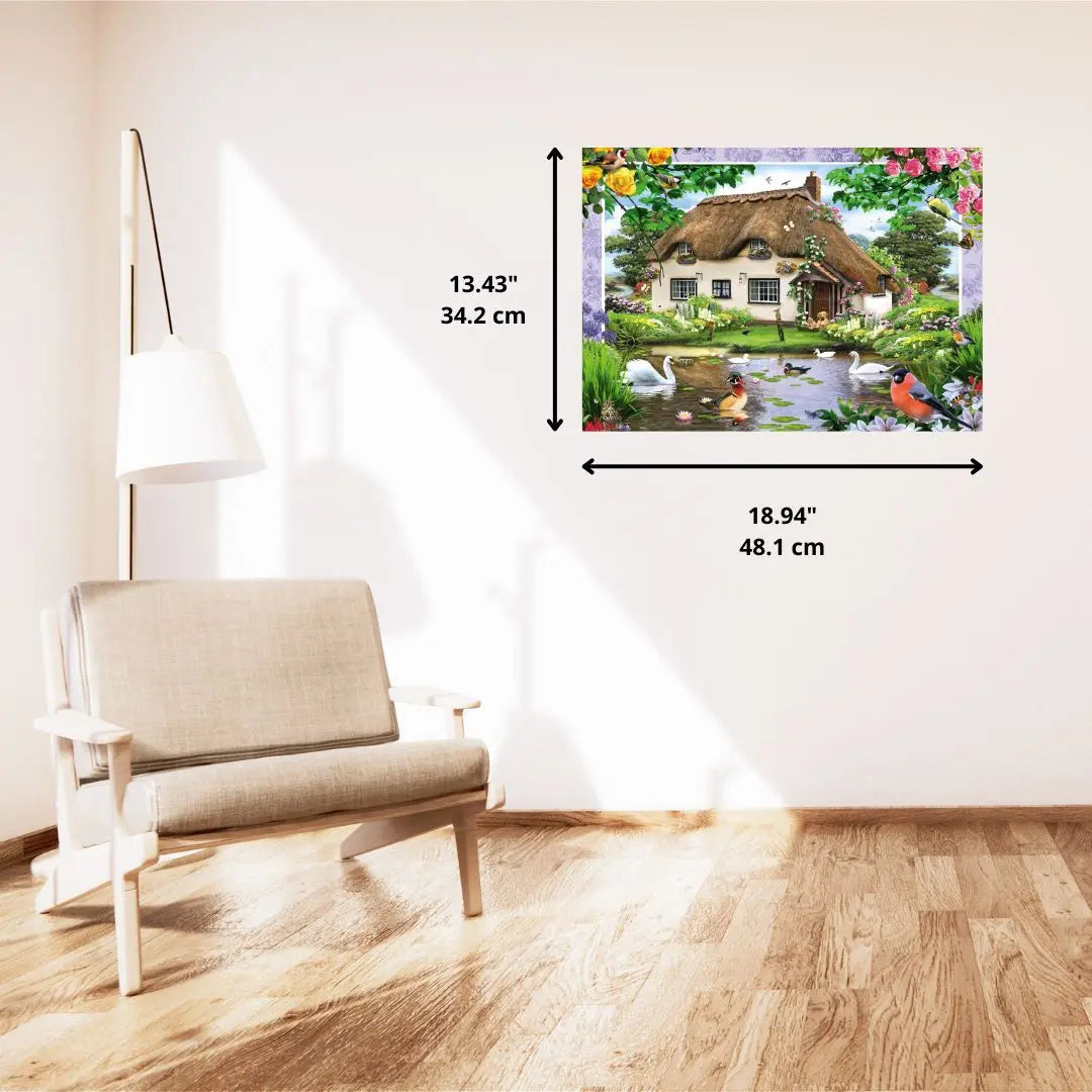 SCHMIDT ROMANTIC COUNTRY HOUSE 500 PCS