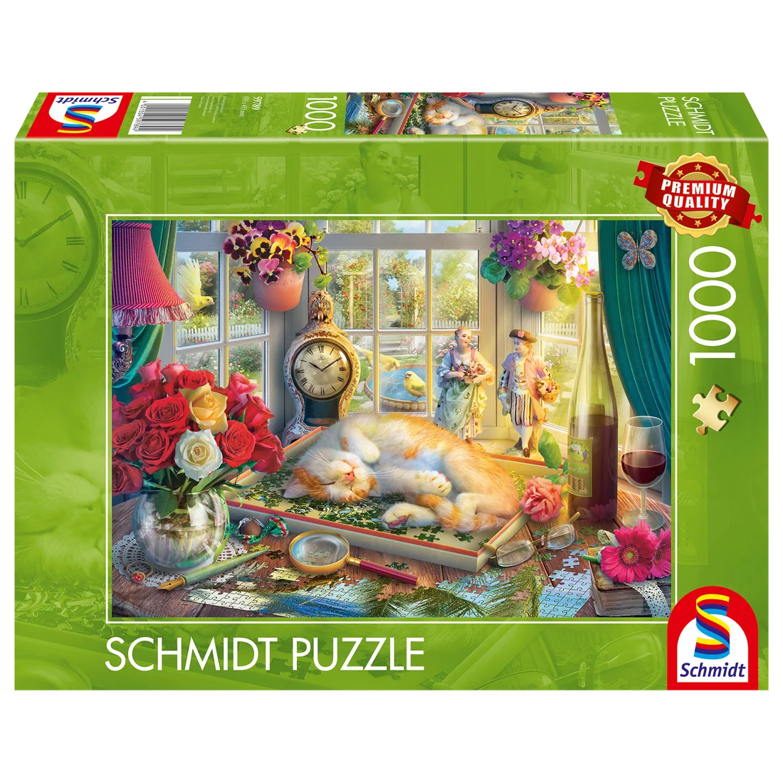 SCHMIDT PUZZLE TIME WITH CAT 1000pcs