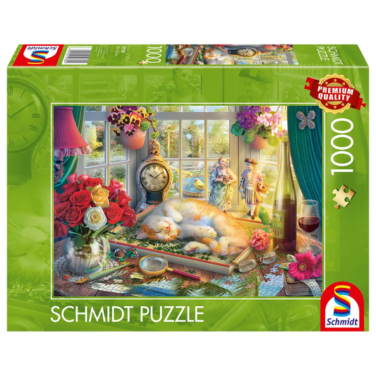 SCHMIDT PUZZLE TIME WITH CAT 1000pcs