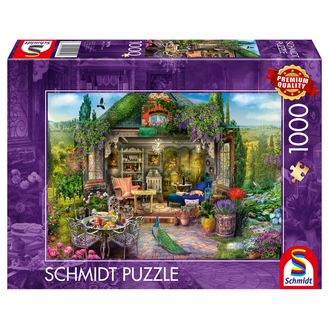 SCHMIDT, DREAM GARDEN AMONG THE VINEYARDS, 1000 pcs