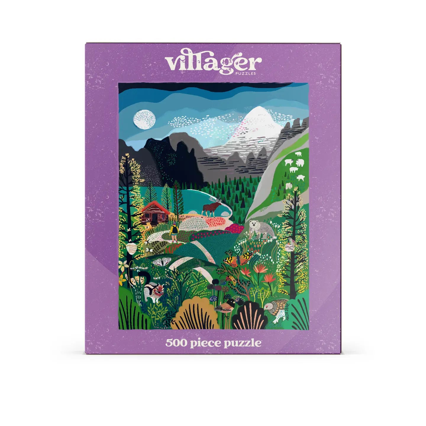 VILLAGER Rockies Explorer 500-Piece Puzzle | Designed in Bc Canada