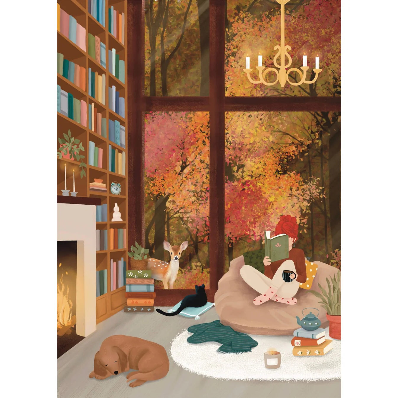 VILLAGER Dream Library | 1000-Piece Puzzle for Adults | Designed in Canada by Tara Younggren