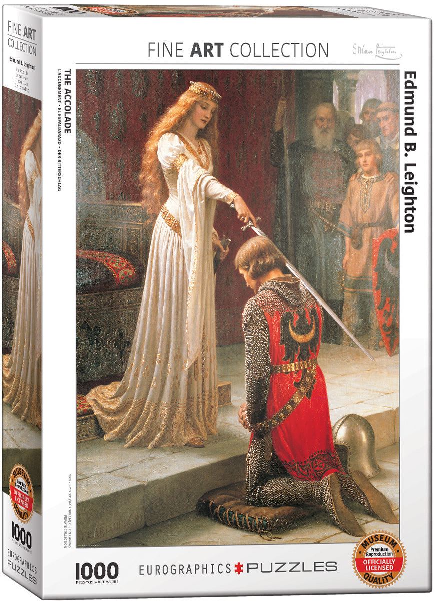 EUROGRAPHICS The Accolade by Edmund Blair Leighton 1000-Piece Puzzle