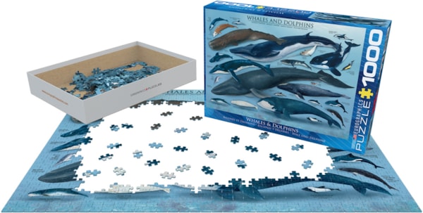 Eurographics Whales & Dolphins 1000-Piece Puzzle