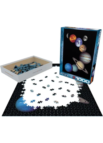 Eurographics NASA The Solar System 1000 piece Puzzle.