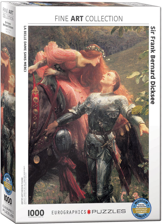 EUROGRAPHICS La Belle Dame sans Merci by Sir Frank Bernard Dicksee 1000-Piece Puzzle