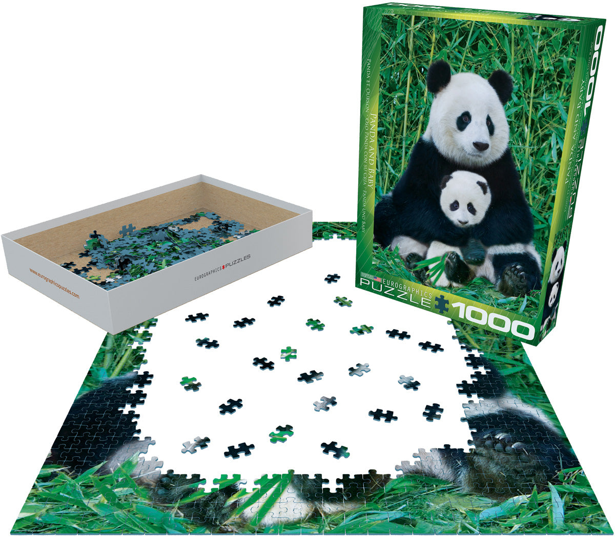 EuroGraphics Panda & Ba 1000-Piece Puzzle