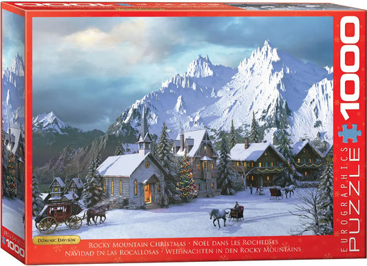 Eurographics Rocky Mountain Christmas 1000 piece Puzzle.