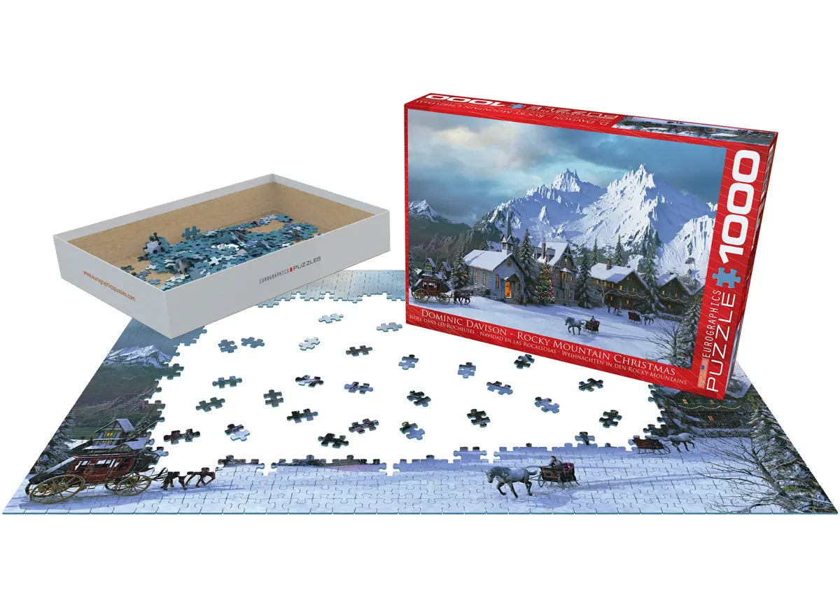 Eurographics Rocky Mountain Christmas 1000 piece Puzzle.