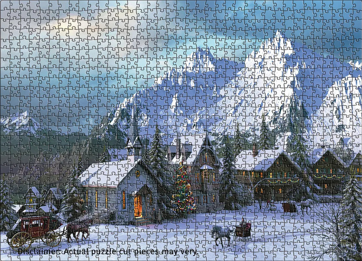 Eurographics Rocky Mountain Christmas 1000 piece Puzzle.