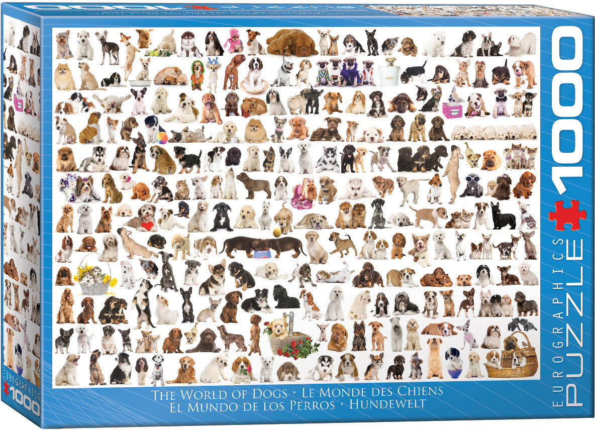 EuroGraphics The World of Dogs 1000-Piece Puzzle