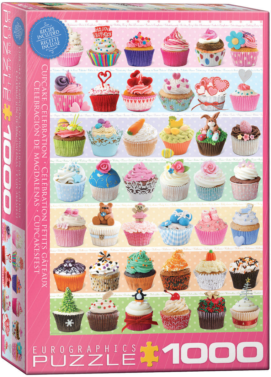 Eurographics Cupcake Celebration 1000-Piece Puzzle