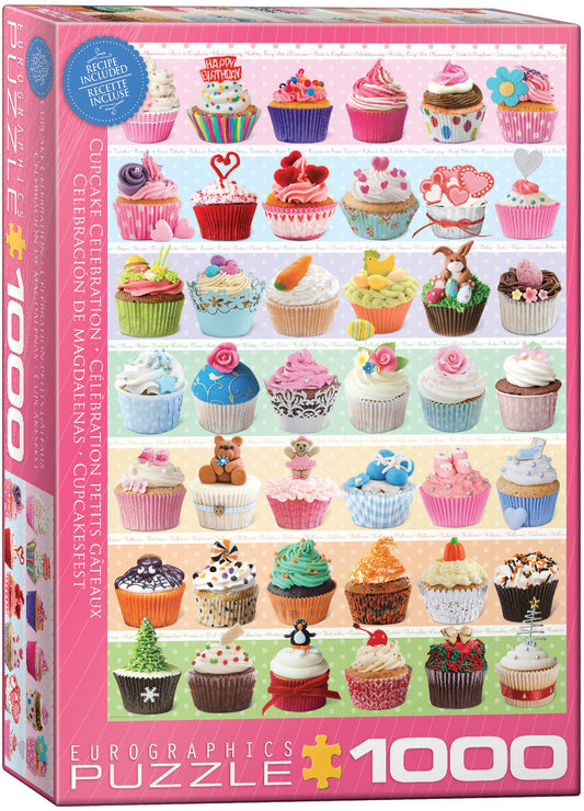 Eurographics Cupcake Celebration 1000-Piece Puzzle