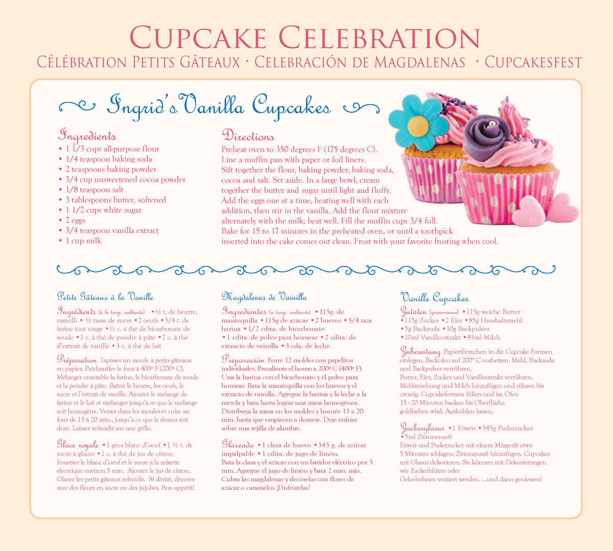 Eurographics Cupcake Celebration 1000-Piece Puzzle