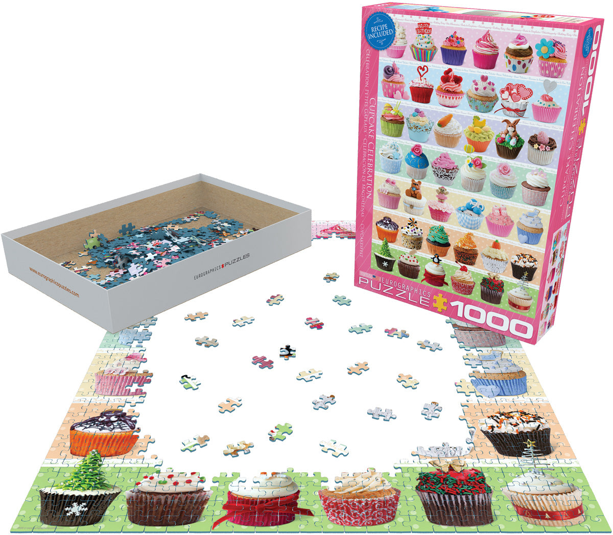 Eurographics Cupcake Celebration 1000-Piece Puzzle