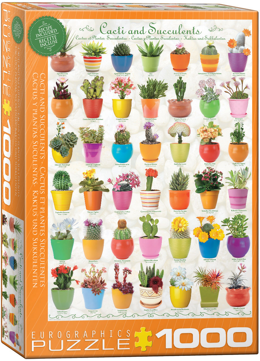 EuroGraphics Cacti & Succulents 1000-Piece Puzzle
