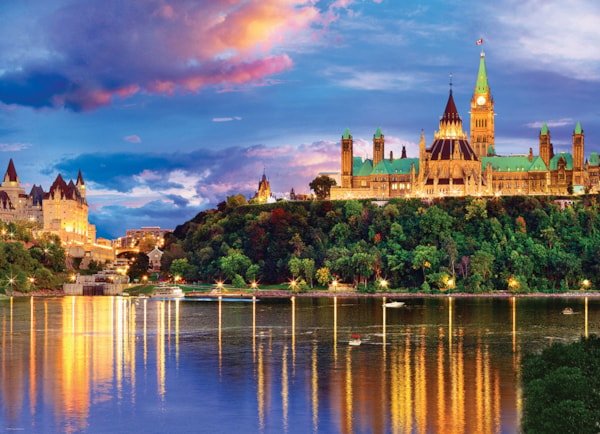 Eurographics Ottawa Parliament Hill 1000-Piece Puzzle