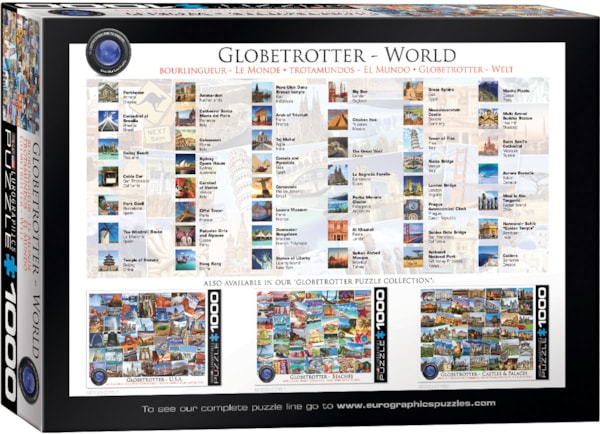 EUROGRAPHICS, Globetrotter - World 1000-Piece Puzzle