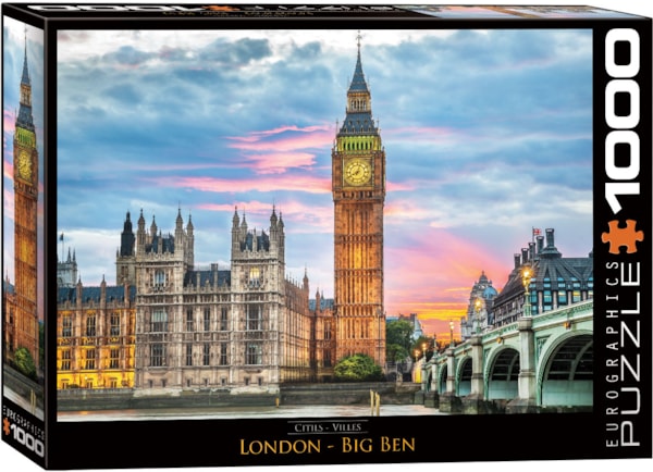 Eurographics London Big Ben 1000-Piece Puzzle