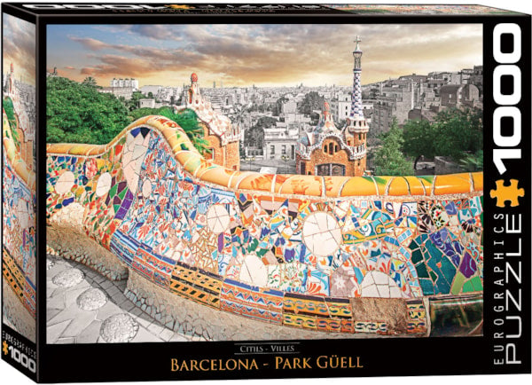Eurographics Barcelona Park Güell 1000-Piece Puzzle