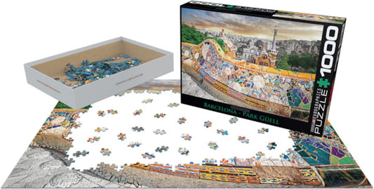 Eurographics Barcelona Park Güell 1000-Piece Puzzle