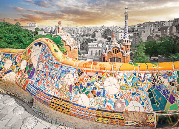 Eurographics Barcelona Park Güell 1000-Piece Puzzle
