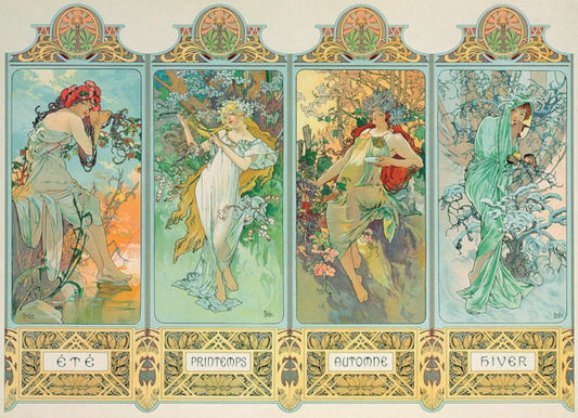Eurographics The Four Seasons by Alphonse Mucha 1000-Piece Puzzle