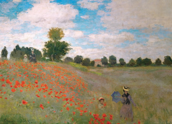 Eurographics The Poppy Field by Claude Monet 1000-Piece Puzzle