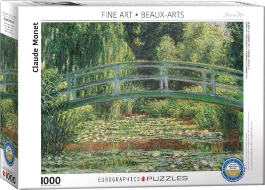 Eurographics The Japanese Footbridge by Claude Monet 1000-Piece Puzzle
