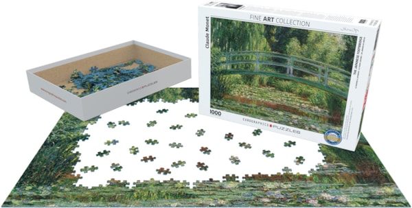 Eurographics The Japanese Footbridge by Claude Monet 1000-Piece Puzzle