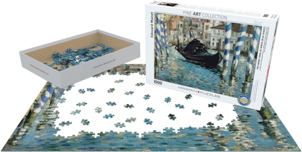 Eurographics The Grand Canal of Venice (Blue Venice) by Edouard Manet 1000-Piece Puzzle