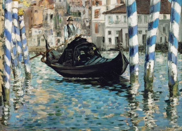Eurographics The Grand Canal of Venice (Blue Venice) by Edouard Manet 1000-Piece Puzzle