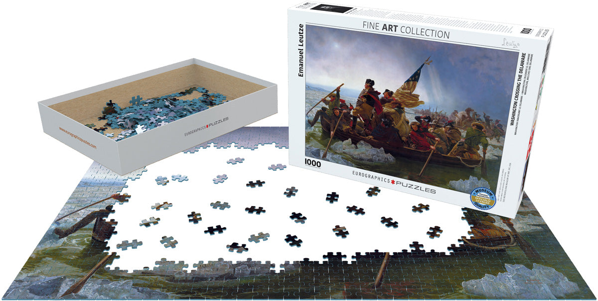 EUROGRAPHICS Washington Crossing the Delaware by Emanuel Leutze 1000-Piece Puzzle