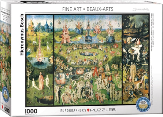 Eurographics The Garden of Earthly Delights by Hieronymus Bosch 1000-Piece Puzzle