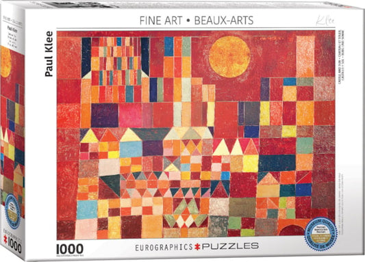 Eurographics Castle and Sun by Paul Klee 1000-Piece Puzzle