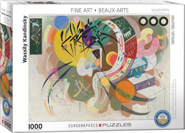 Eurographics Dominant Curve by Wassily Kandinsky 1000-Piece Puzzle
