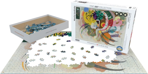 Eurographics Dominant Curve by Wassily Kandinsky 1000-Piece Puzzle
