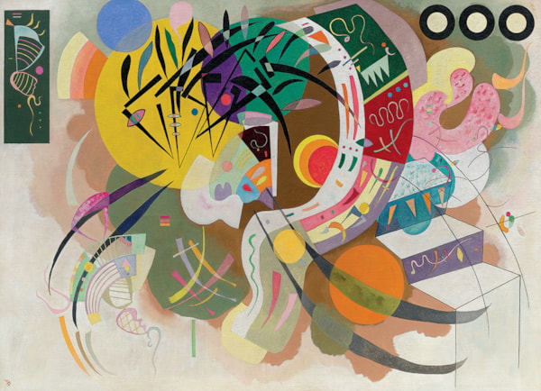 Eurographics Dominant Curve by Wassily Kandinsky 1000-Piece Puzzle