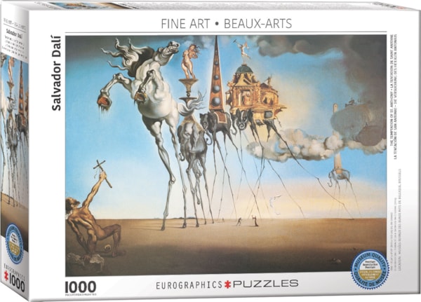 EuroGraphics The Temptation of St Anthony by Salvador Dalí 1000-Piece Puzzle.