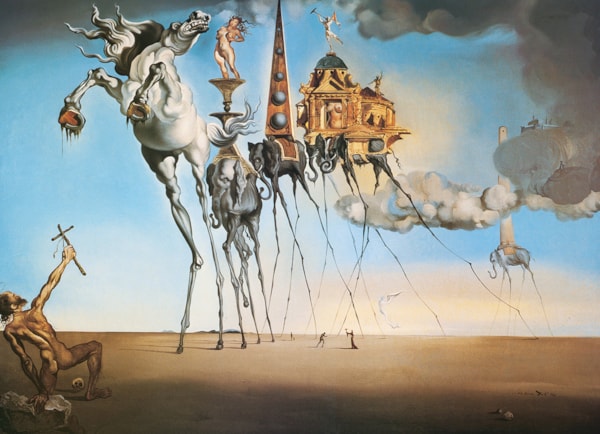 EuroGraphics The Temptation of St Anthony by Salvador Dalí 1000-Piece Puzzle.