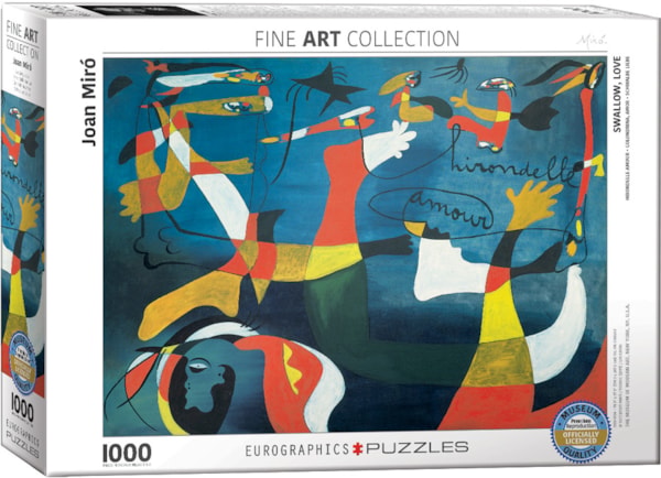 EuroGraphics Swallow Love by Joan Miró 1000-Piece Puzzle