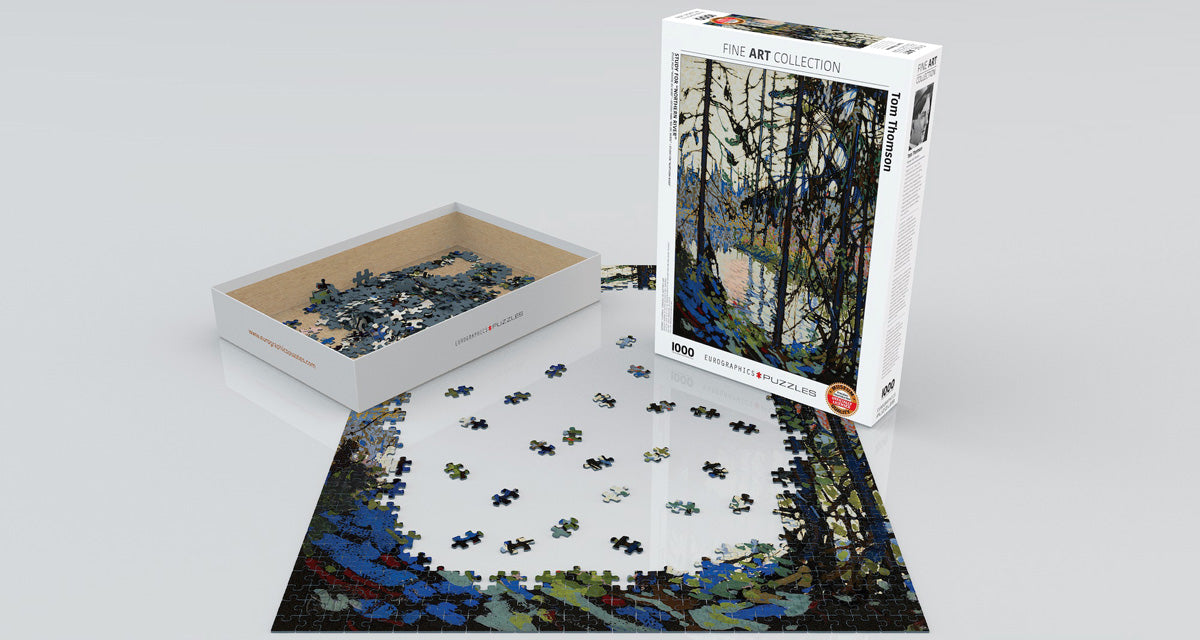 EUROGRAPHICS Study for Northern River by Tom Thomson 1000-Piece Puzzle