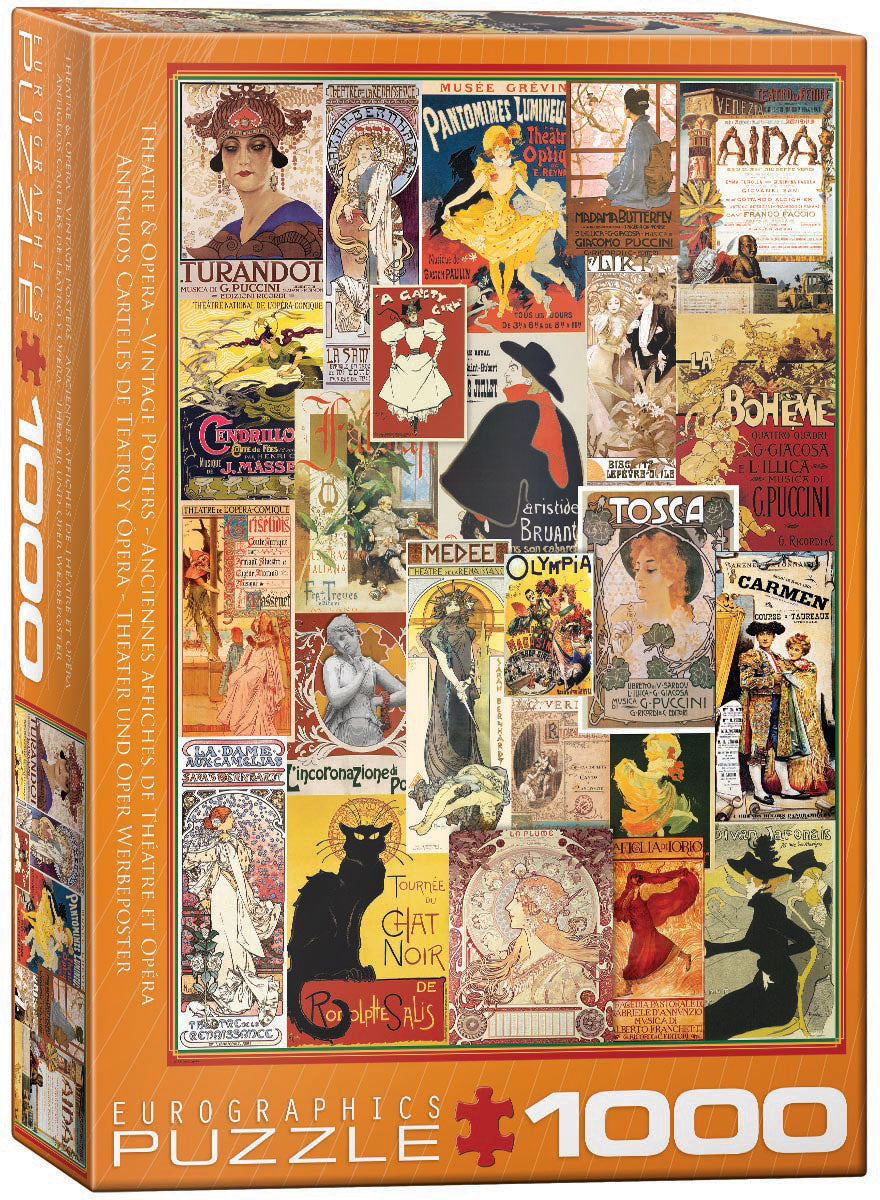 EuroGraphics Theater & Opera Vintage Posters 1000-Piece Puzzle