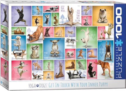 EuroGraphics Yoga Dogs 1000-Piece Puzzle