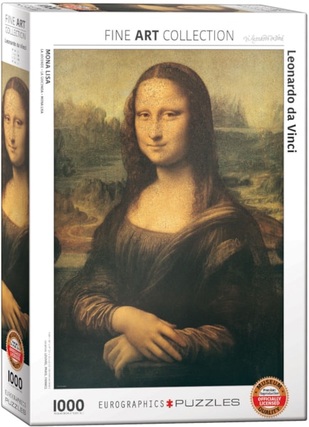 Eurographics Mona Lisa by Leonardo da Vinci 1000-Piece Puzzle