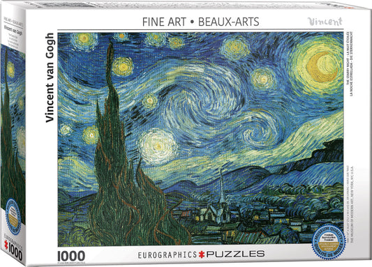 Eurographics The Starry Night by Vincent van Gogh 1000-Piece Puzzle
